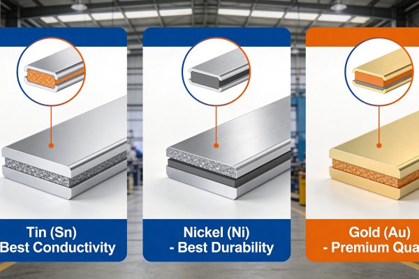Complete Guide to SMT Copper Strip Plating: Tin, Nickel, and Gold Explained