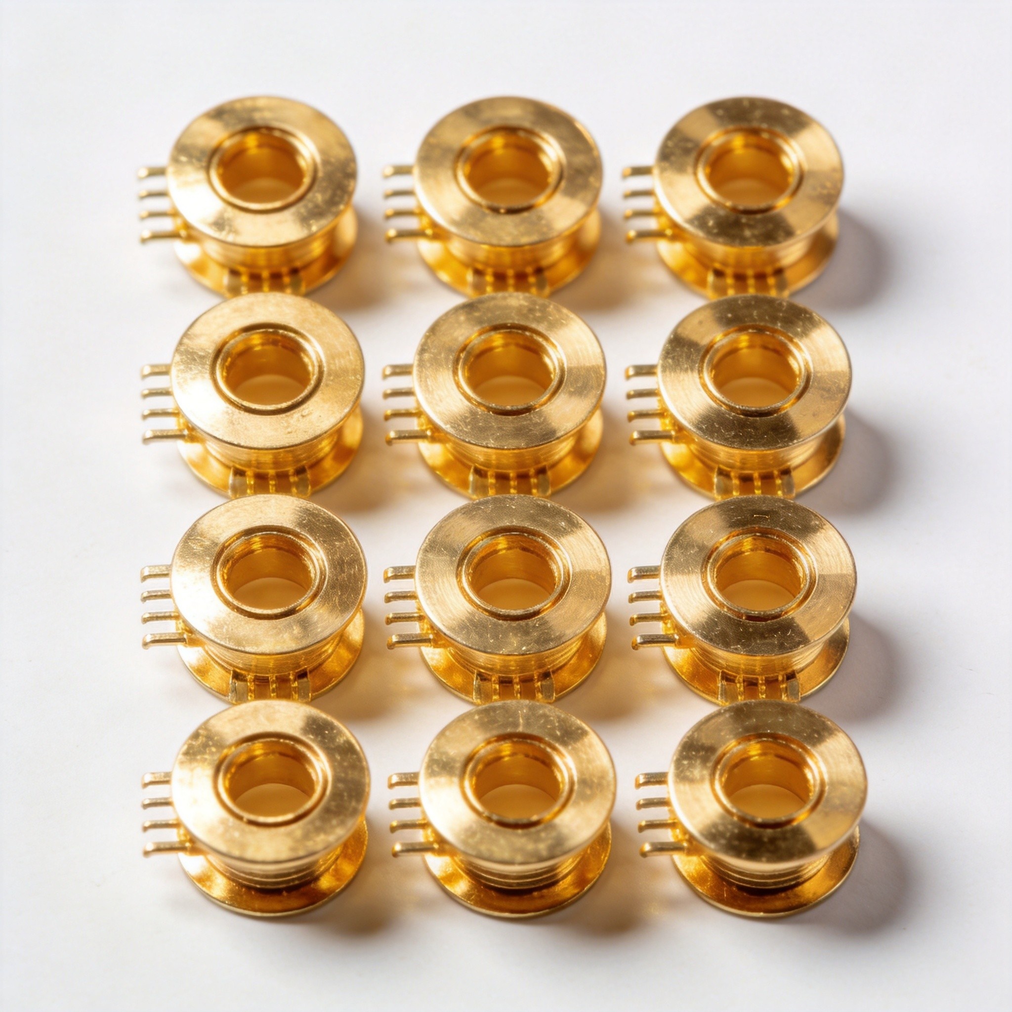 Gold Plated Contact Reel - Premium SMT copper contact strip