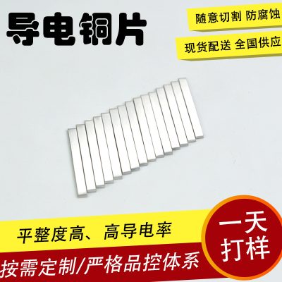 Tin Plated Brass Long Strip (100pcs)