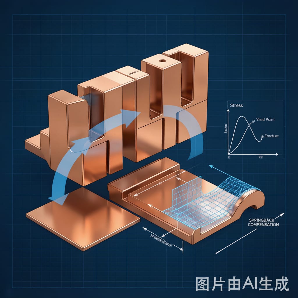 Copper Strip Springback in Progressive Die Stamping: Material Selection and Tooling Compensation Strategies