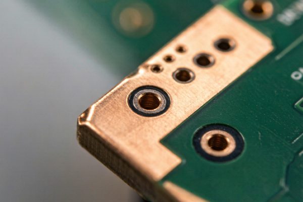 PCB Edge Plating Design with Ground Stitching Via Arrays for EMI Containment