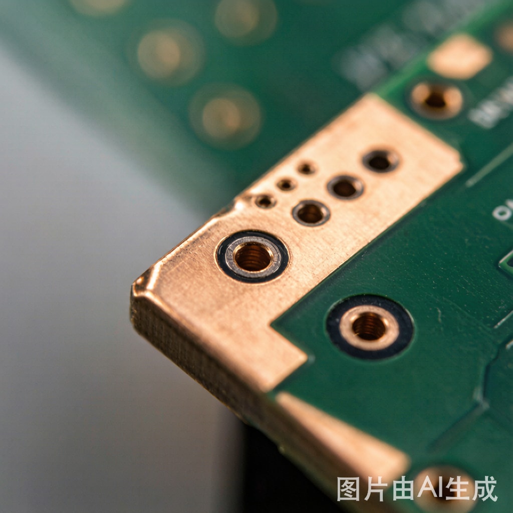 PCB Edge Plating Design with Ground Stitching Via Arrays for EMI Containment