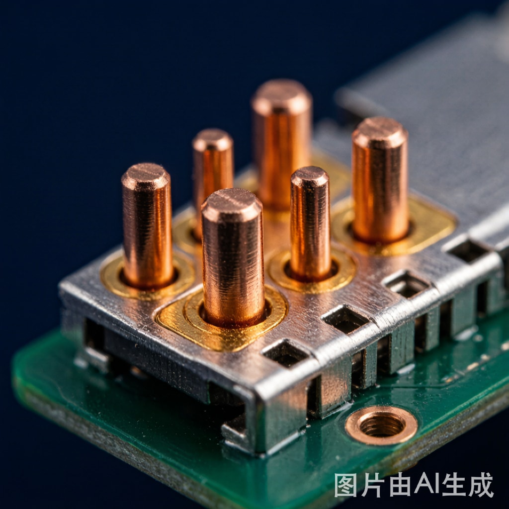 Copper Strip Press-Fit Compliance Zone for High-Speed Backplanes