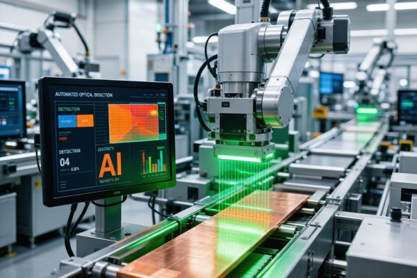 Smart Factory AOI for Copper Strip Surface Defect Detection in SMT Manufacturing