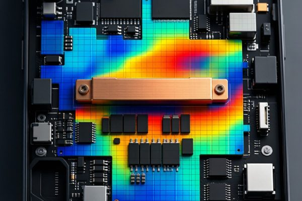 Copper Strip Heat Spreader Thermal Simulation for SMT Devices