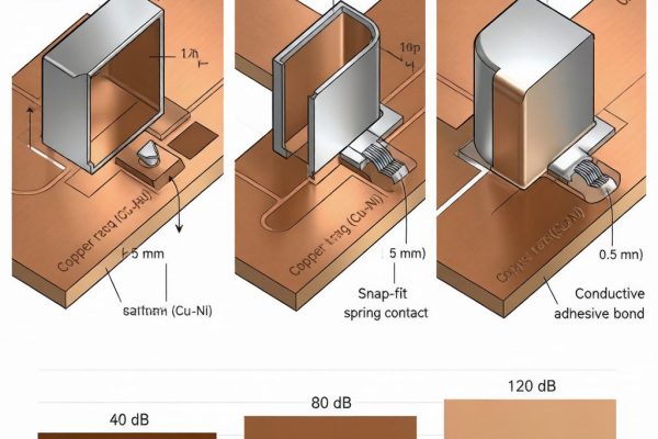 EMI Shielding Can Attachment: Solder vs Snap-fit vs Conductive Adhesive Comparison