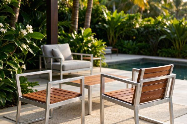 Outdoor Lounge Seating Frame Materials: Aluminum vs Stainless Steel in Tropical Climates