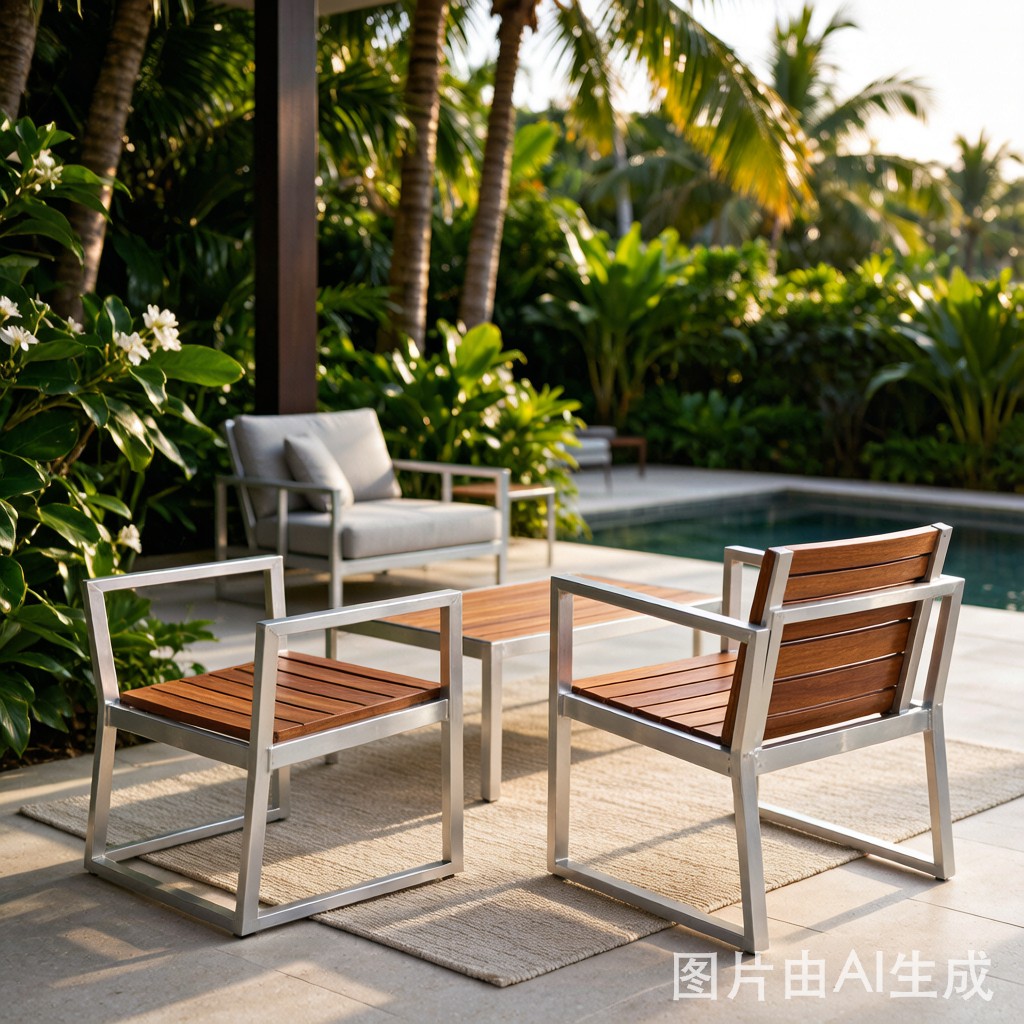 Outdoor Lounge Seating Frame Materials: Aluminum vs Stainless Steel in Tropical Climates