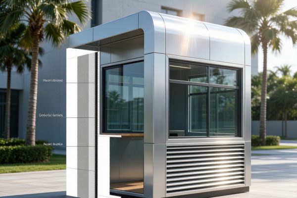 Guard Booth Thermal Insulation and Passive Cooling Design for Tropical Outdoor Installation