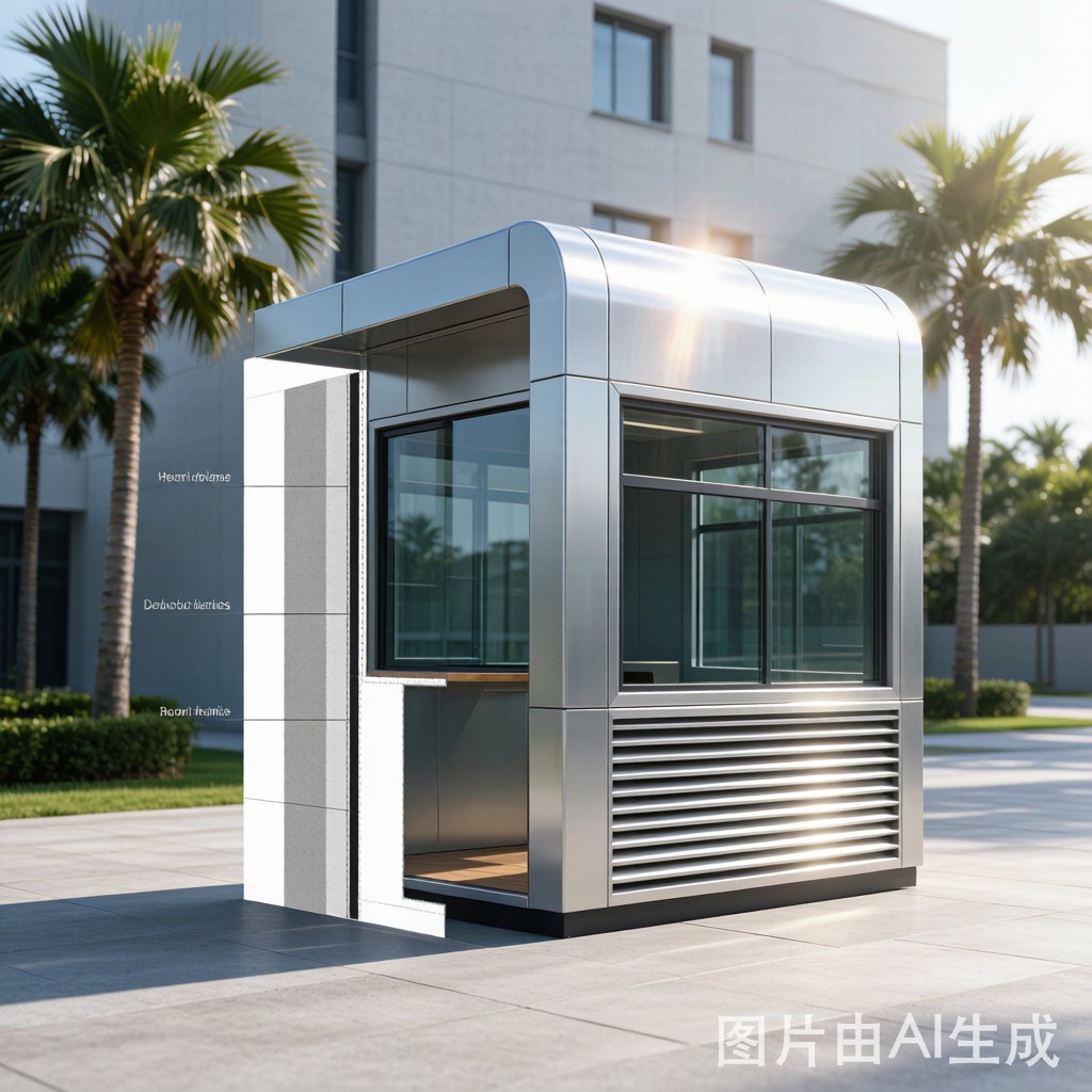 Guard Booth Thermal Insulation and Passive Cooling Design for Tropical Outdoor Installation