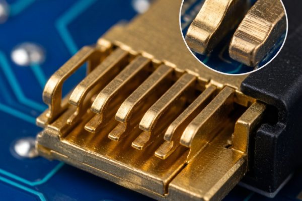 Hard Gold vs Soft Gold Plating Wear Resistance for SMT Edge Card Connector Contacts