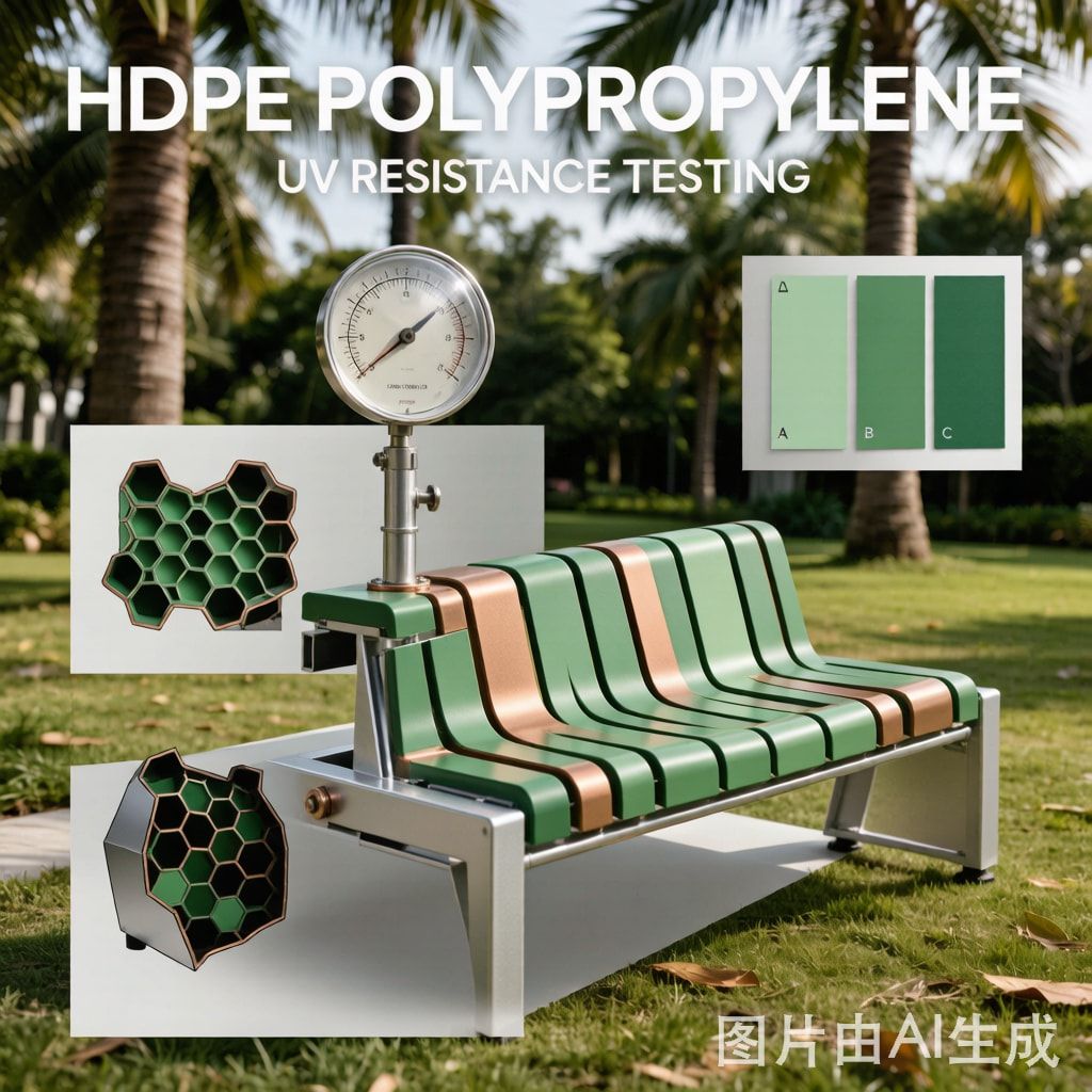 Outdoor Lounge HDPE Modular Furniture Design and UV-Weather Resistance for Tropical Park Deployments