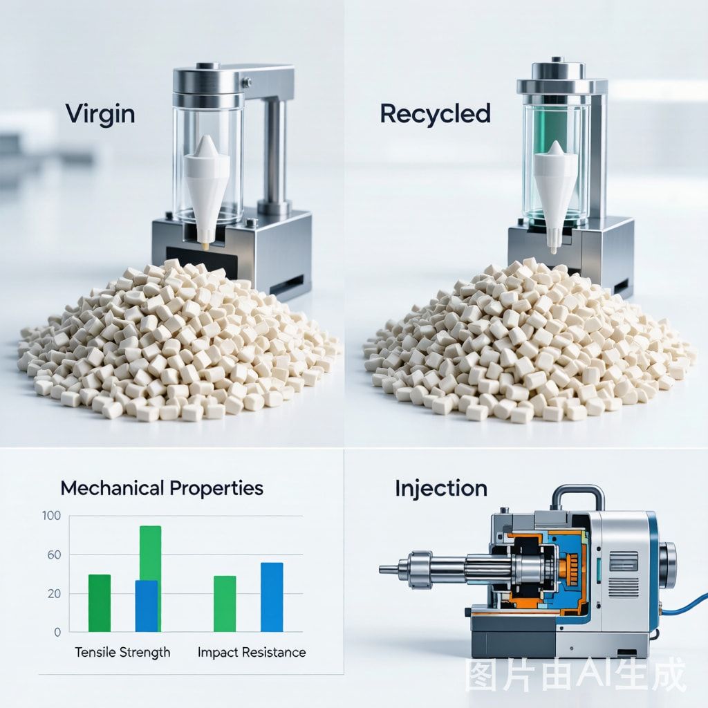 Recycled vs Virgin Plastic Pellets Quality Control: MFI Testing and Mechanical Property Retention for Electronics Enclosure Injection Molding