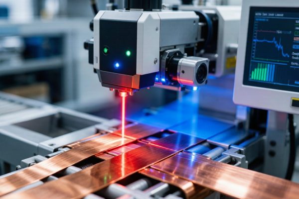 Eddy Current and Laser-Based Inline NDT for Copper Strip Surface Quality in SMT Lead Frame Manufacturing