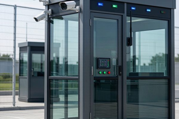 Integrated Security System Design for Prefabricated Guard Booths: Access Control and CCTV Infrastructure