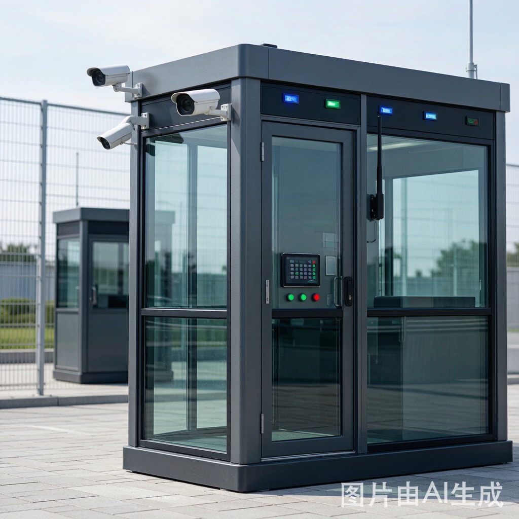 Integrated Security System Design for Prefabricated Guard Booths: Access Control and CCTV Infrastructure