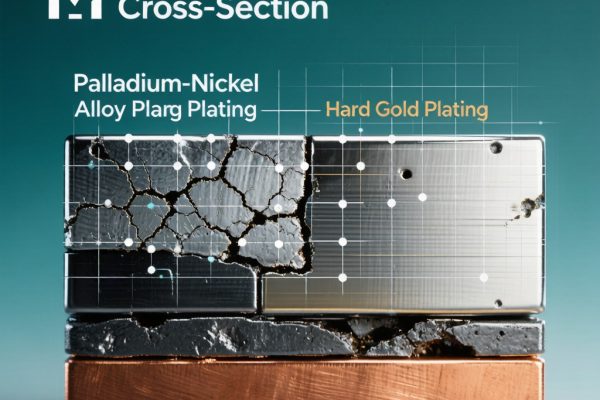 Palladium-Nickel Alloy vs Hard Gold Plating for SMT Connector Contacts — Porosity Wear and Intermetallic Reliability