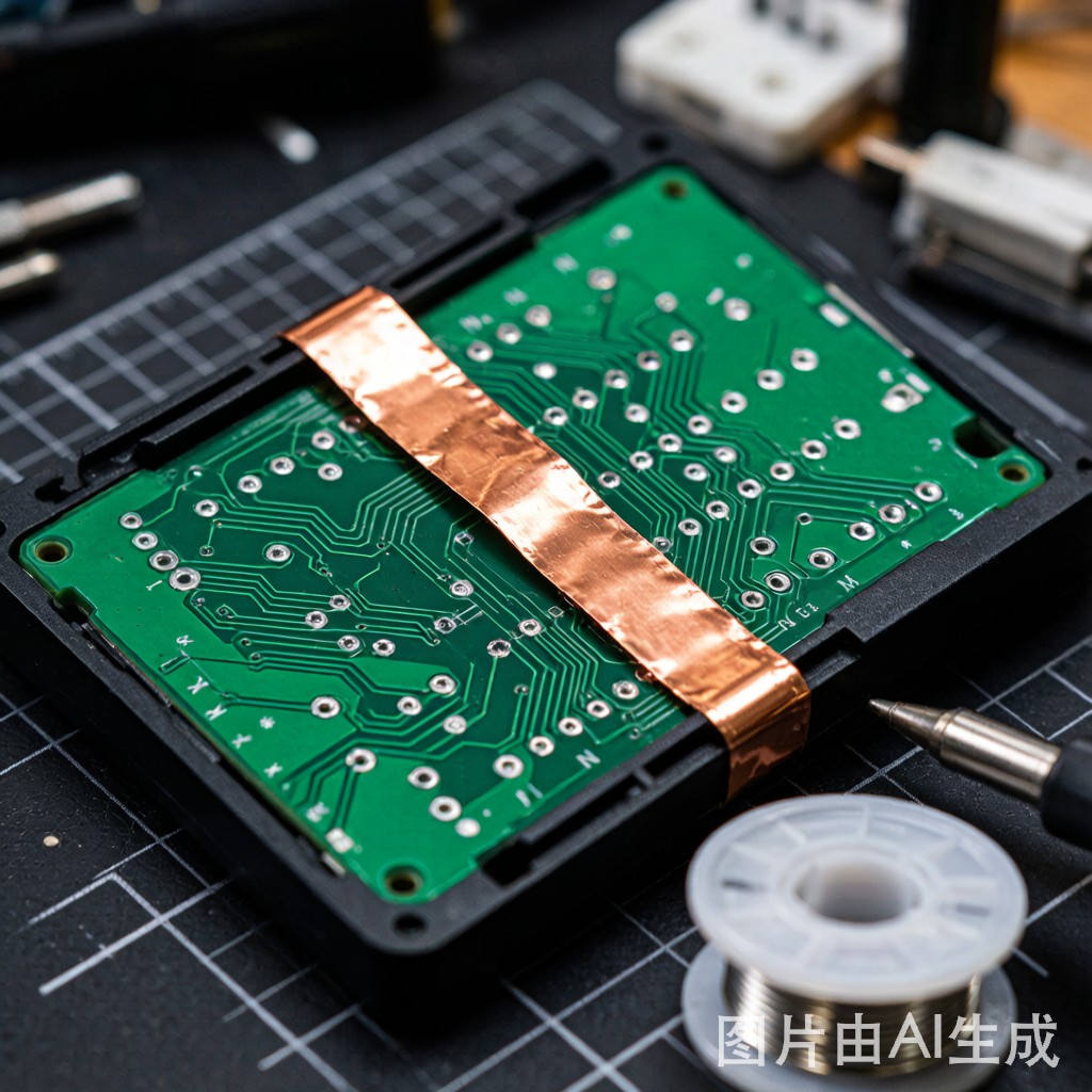 Copper Foil Tape EMI Shielding Application for SMT PCB Rework and Prototype Development