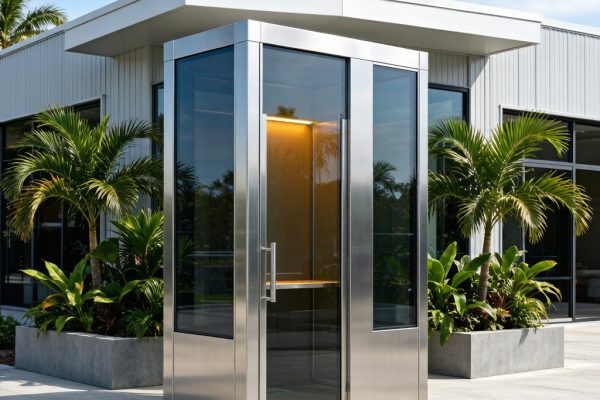 Modular Outdoor Smoking Booth Installation and Site Civil Work Guide