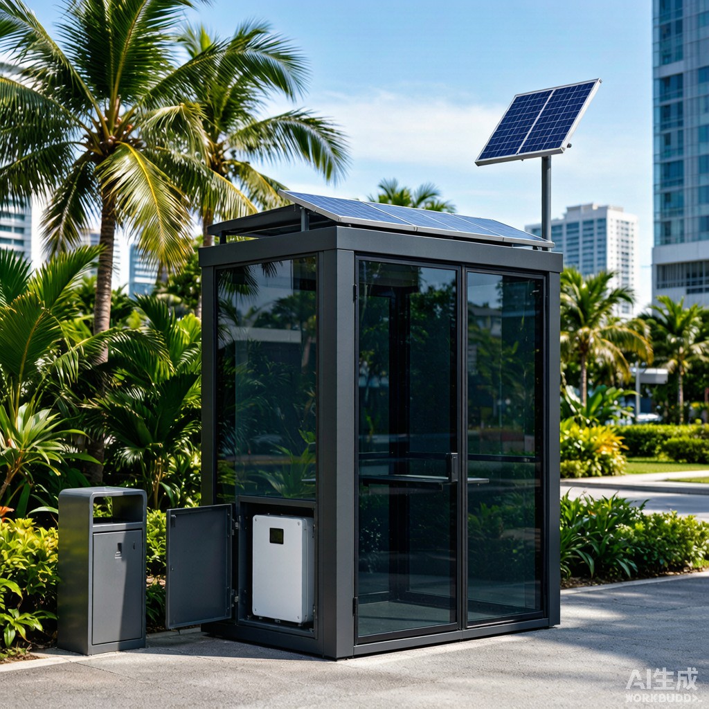 Solar-Powered Off-Grid Smoking Booth Energy System Design With MPPT and Lithium Battery Storage