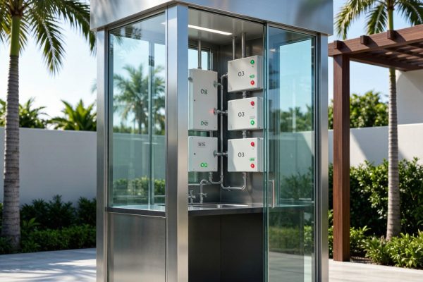 Ozone-MnO2 Catalytic Oxidation Deodorization System for Commercial Smoking Booth Air Purification