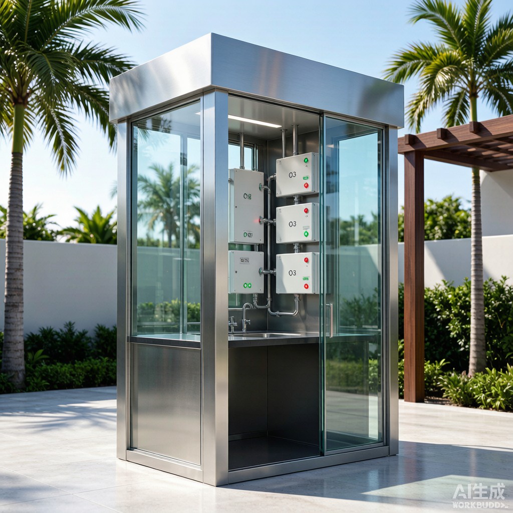 Ozone-MnO2 Catalytic Oxidation Deodorization System for Commercial Smoking Booth Air Purification