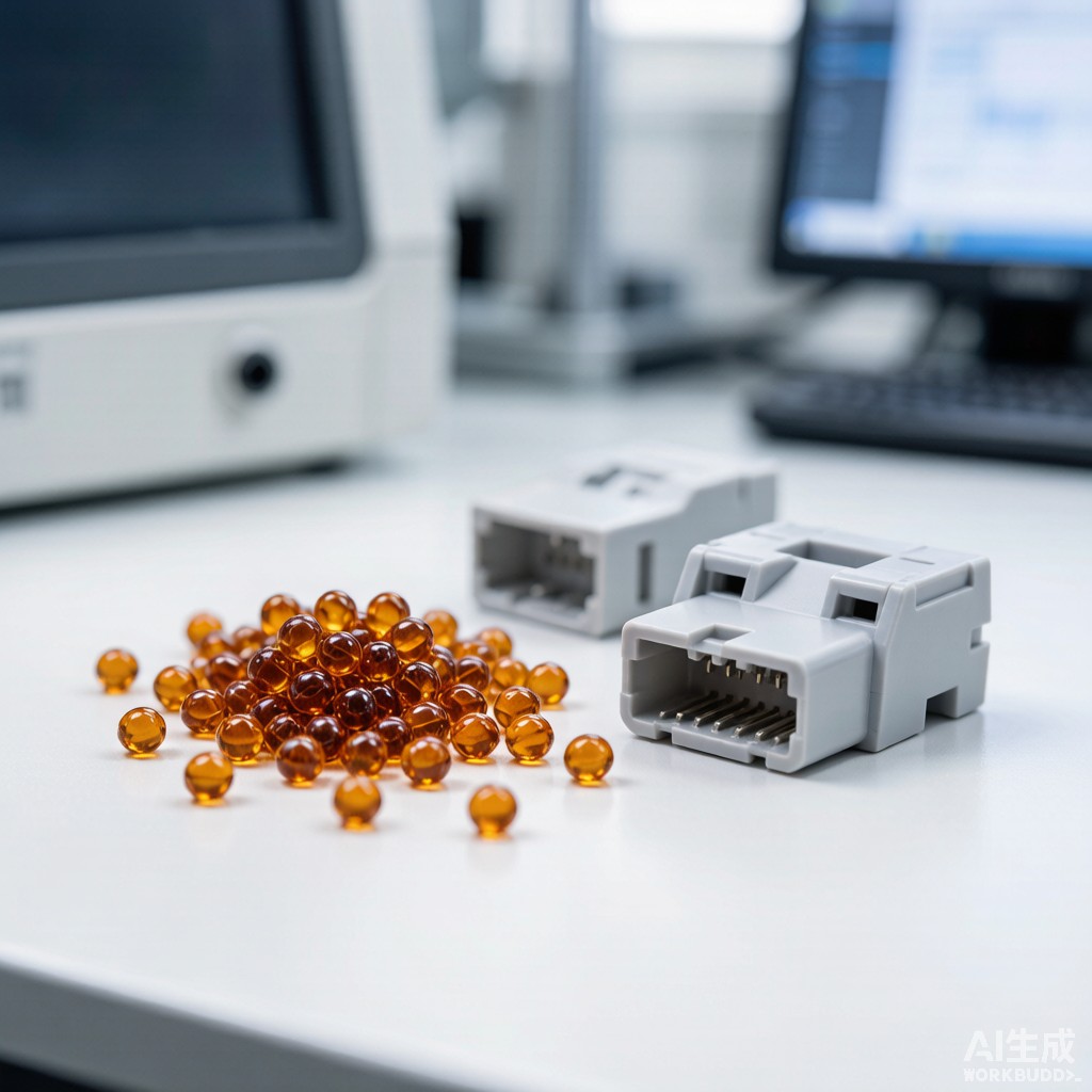 Glass-Fiber Reinforced PPS Modified Plastic Pellets for SMT Reflow-Compatible Connector Housings