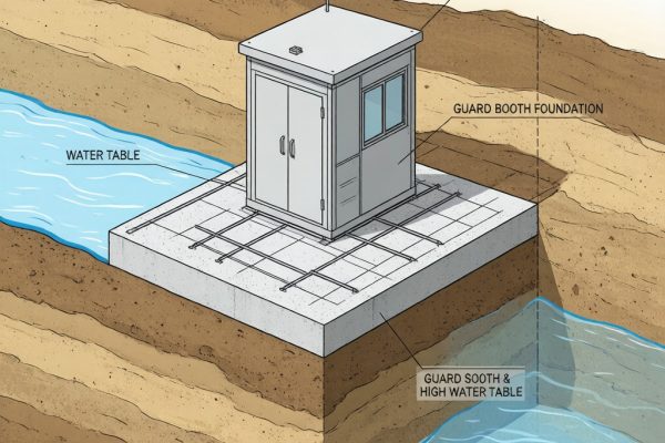 Guard Booth Foundation Systems for Soft Soil and High Water Table Industrial Sites