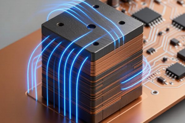 Silicon Steel Laminated EMI Shielding for Low-Frequency Power Electronics Noise Suppression