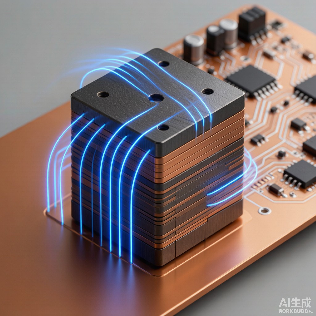 Silicon Steel Laminated EMI Shielding for Low-Frequency Power Electronics Noise Suppression