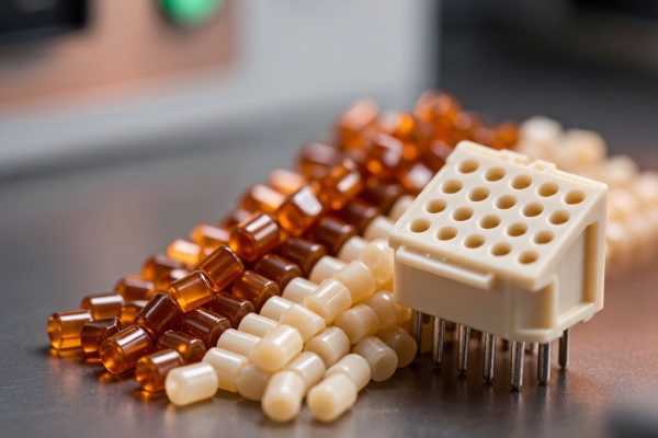 PEEK Modified Plastic Pellets for High-Temperature SMT Reflow Electronic Connector Housings