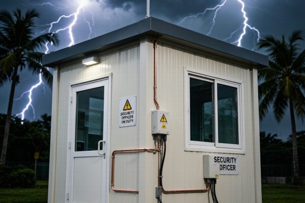 Guard Booth Lightning Protection and Surge Suppression Design for Tropical Thunderstorm Zones