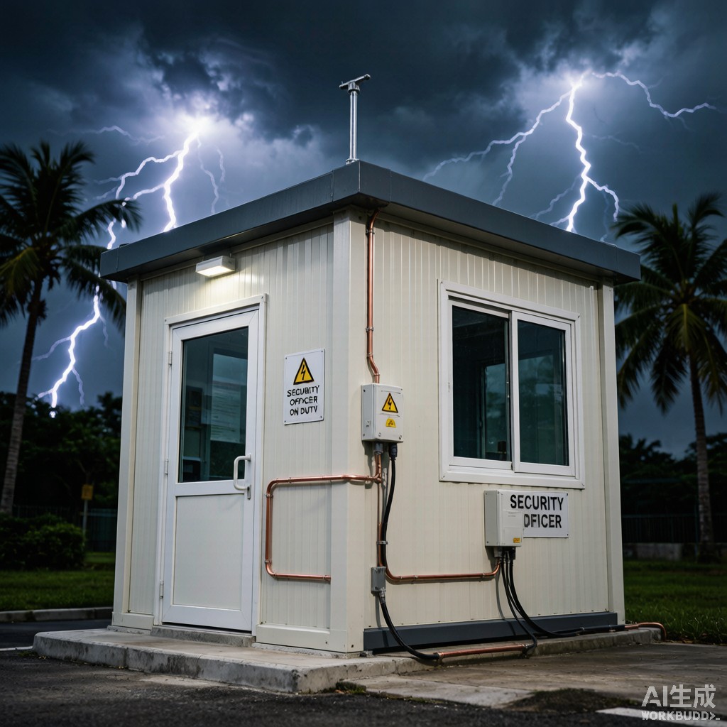 Guard Booth Lightning Protection and Surge Suppression Design for Tropical Thunderstorm Zones
