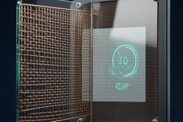 EMI Shielding Window Mesh Design for Display and Touch Panel Transparency in Industrial Control Equipment