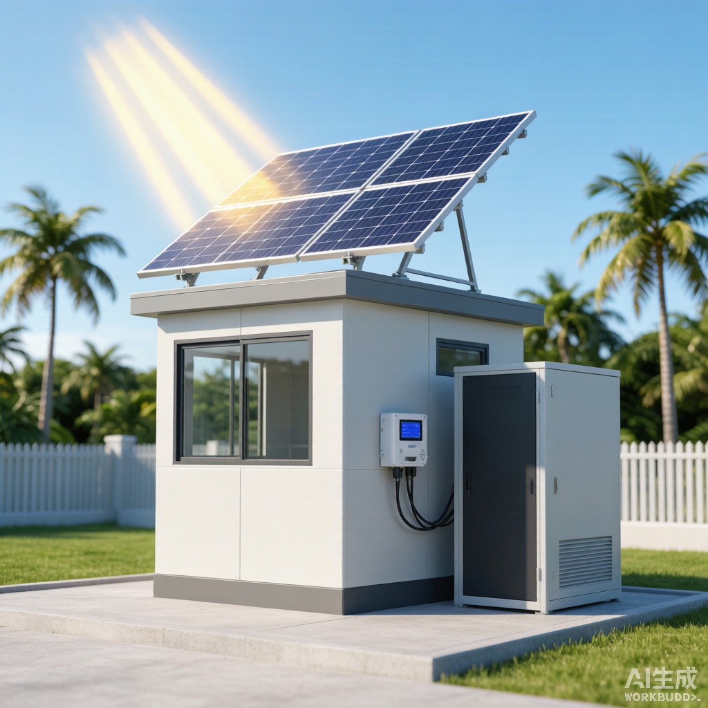 Guard Booth Solar Power System Sizing and Battery Backup for Off-Grid Tropical Installation