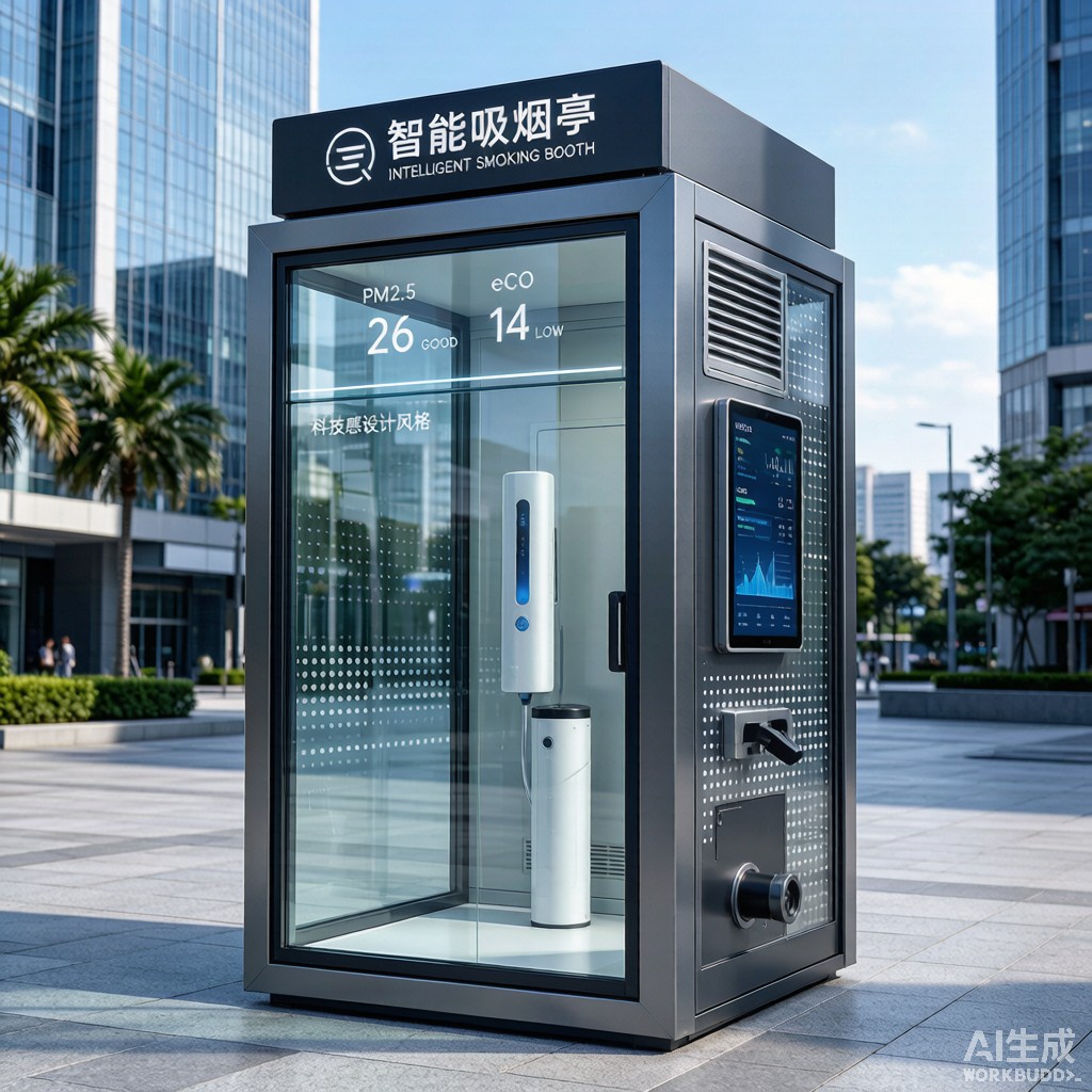 Smoking Booth Integrated Air Quality Monitoring with PM2.5 and eCO Sensor Networks