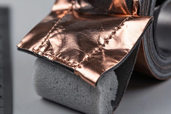 Conductive Fabric over Foam EMI Shielding Gasket for Wideband 5G IoT Device Enclosure Seams