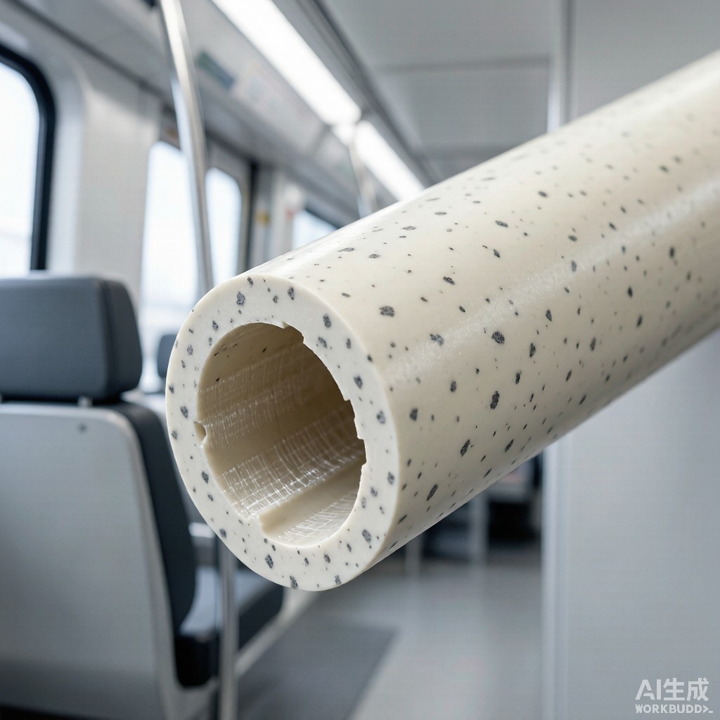 Modified Plastic Halogen-Free Flame Retardant PA66 for Rail Transit EN 45545-2 Cable Conduit