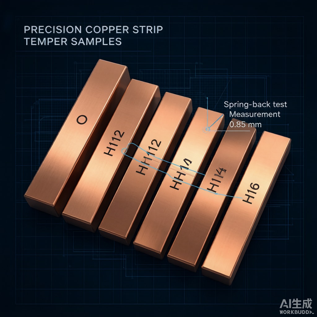 SMT Copper Strip Temper Classification and Spring-Back Control for Battery Contact Reliability