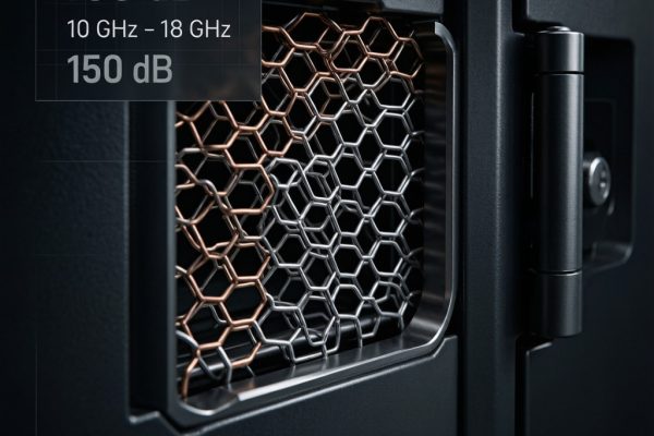 Knitted Wire Mesh EMI Gasket Shielding Effectiveness for Military Enclosure Door Seams