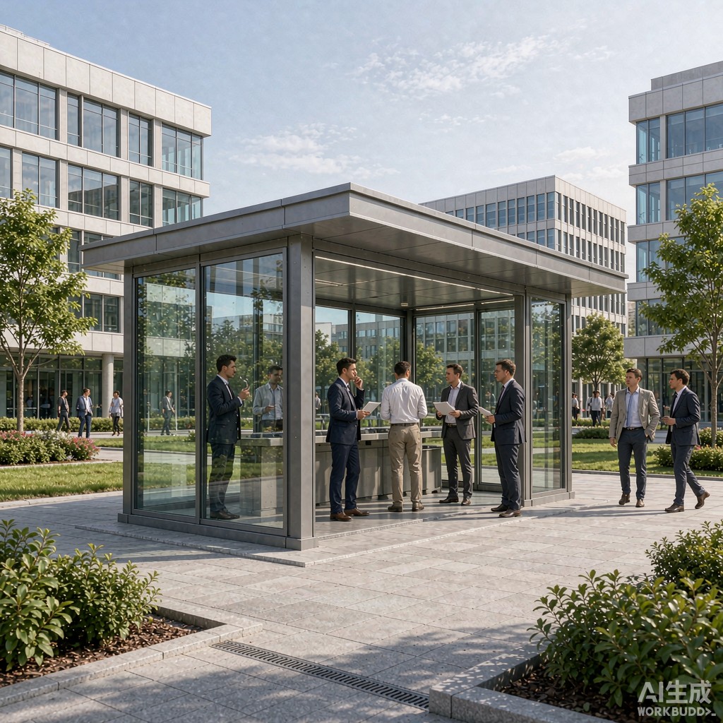 Modular Prefabricated Smoking Shelter Design for Commercial Campuses: Materials, Ventilation, and Compliance
