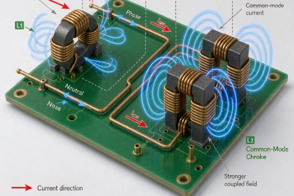 Ferrite Bead vs Common-Mode Choke Selection for Power Supply EMI