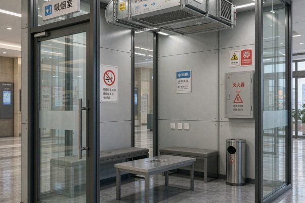 Modular Smoking Room Design: Filtration, Fire Safety, and HVAC Integration Standards