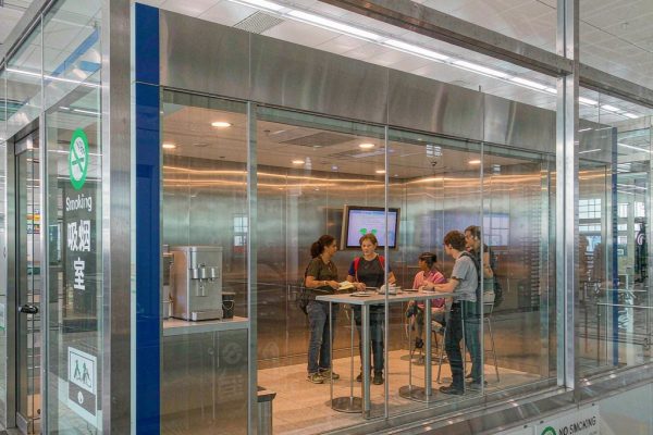 Airport Smoking Room Design: Ventilation, Materials, Passenger Flow