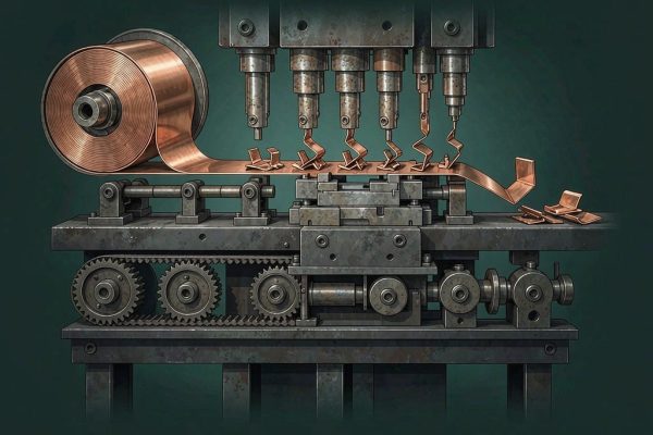 Copper Strip Bend Radius and Grain Direction for SMT Terminal Forming