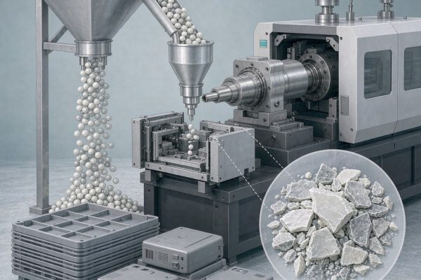 Talc-Filled PP Plastic Pellets for Electronics Housings and Trays