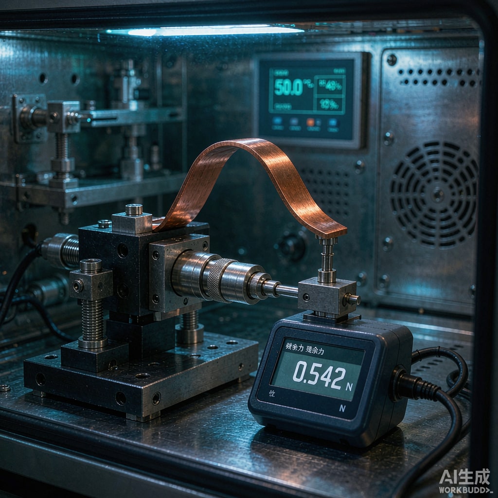 Copper Strip Stress Relaxation Testing for SMT Contact Reliability
