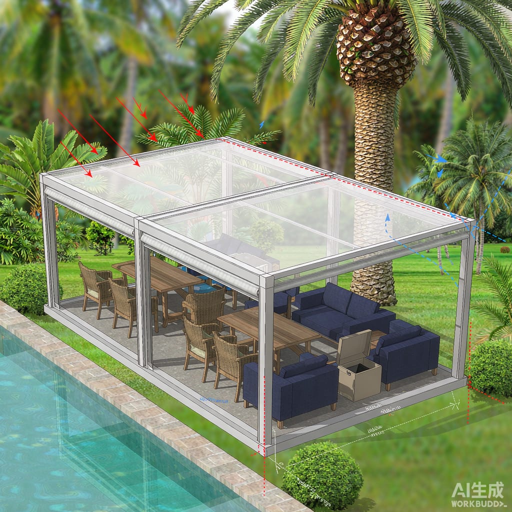 Outdoor Lounge Pavilion Engineering: Wind Loads, Snow Loads, and Tropical Climate Design