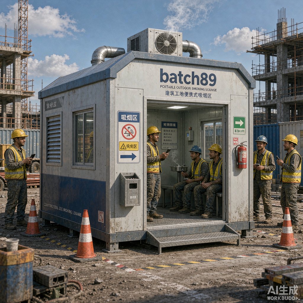 Portable Outdoor Smoking Lounge for Construction Sites and Events: Mobility, Weather, and Compliance