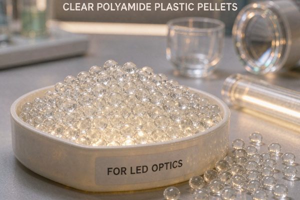 Transparent Nylon Plastic Pellets for LED Optics and Light Guides: Optical and Moldability Trade-offs